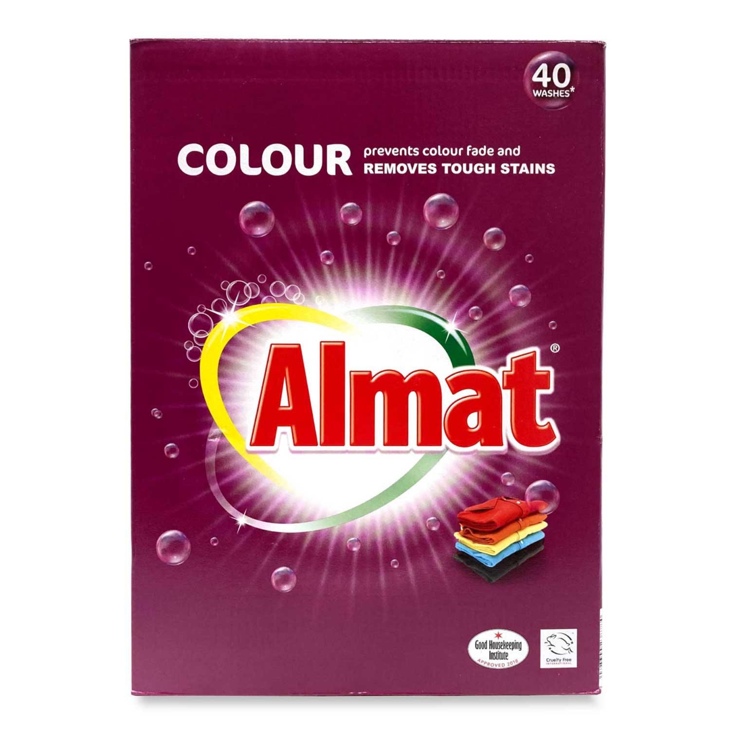 Colour Washing Powder 2.6kg 40 Washes Almat